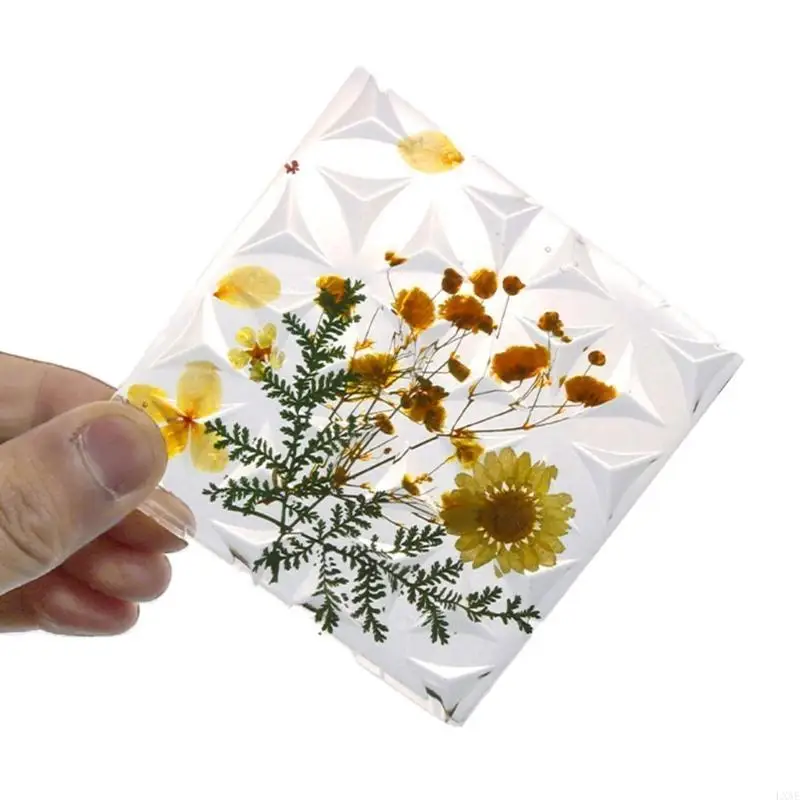  Silicone Hexagonal Square Round Lace Storage Tray Mould Suitable for Jewelry Holders Coasters Fruit Candy Storage Tray