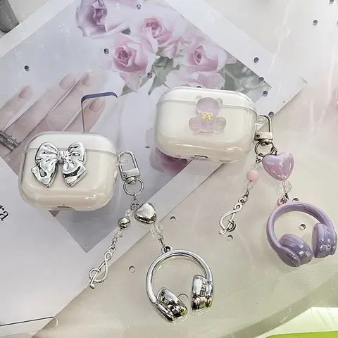 Fashion Earphone case For Lenovo LP2pro LP5 PRO LP23 LP3pro LP40pro LP19 LP12 LP80pro Case soft Silicone clear Cover