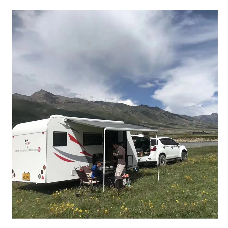 

Retractable RV Awning 3.5*2.5m Outdoor Aluminum Alloy Folding Motorhome Caravan Awning Motorized Motorhome Awning