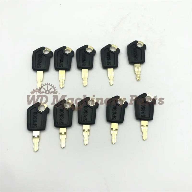 10/50 pcs iron key For Caterpillar Tractor Loader Truck 5P8500 Heavy Equipment Ignition Key new