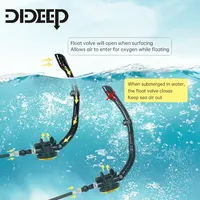DIDEEP X4000Plus 1L Mini Diving Tank, Oxygen Tank, Underwater Diving Kit, Crossbody Backpack/Goggles/Snorkel/Manual Pump
