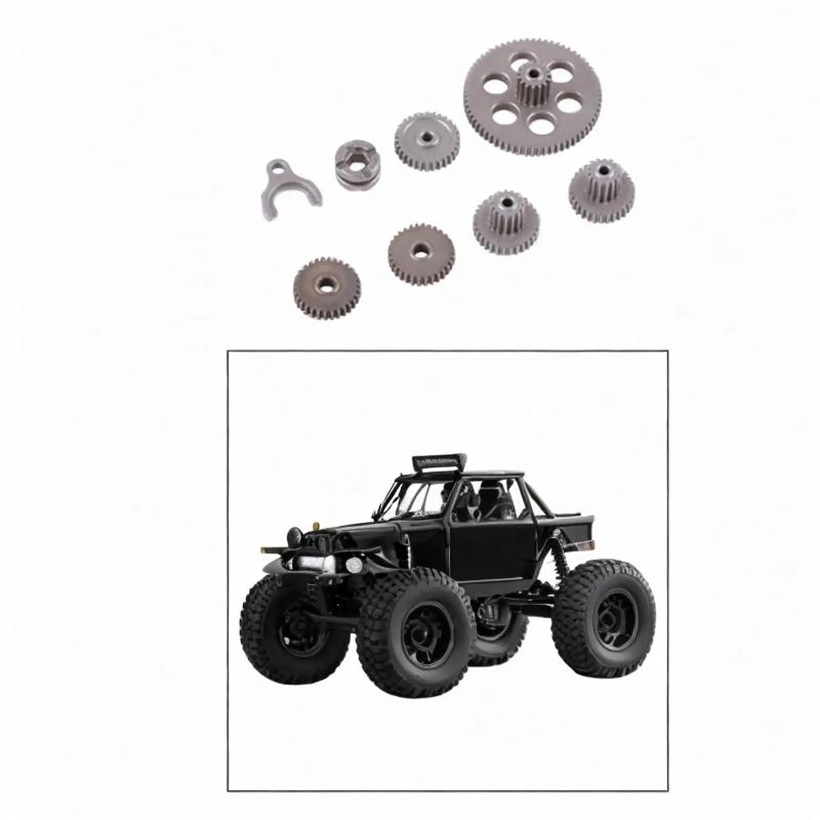 

Шестерни дифференциала 1:24 RC для высокоскоростного гусеничного автомобиля с радиоуправлением