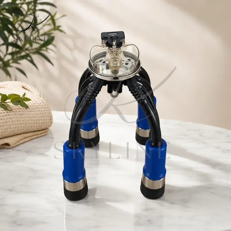 For Milking Parlor Accessories Triangular Lining Pulsating Milking Machine Milk Collection Cup Set