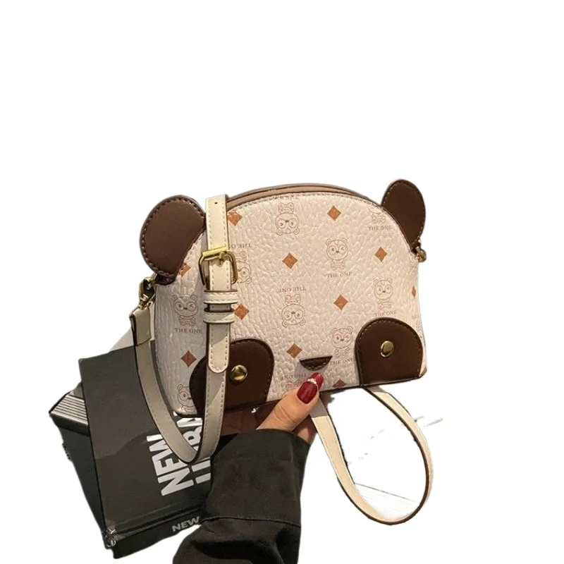 

Нишевая дизайнерская сумка, женская модная тонкая сумка-мессенджер с милой пандой интернет-знаменитостями, супер огонь, универсальная сумка для мобильного телефона, тренд