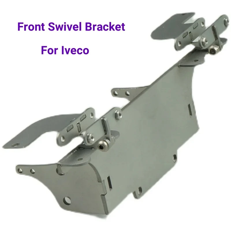 Scaleclub Model 1/14 Front Swivel Bracket Flip Hinge For Iveco Metal Front Rotating Bracket Flipping Bracket Car Parts