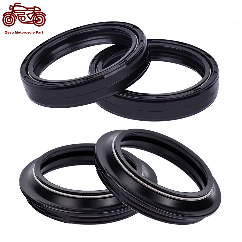 

47x58x11 47 58 Motorcycle Front Fork Damper Oil Seal and Dust Cover Lip For Honda CRF250R CRF 250 R CRF250X KX250F KX250 F 250cc