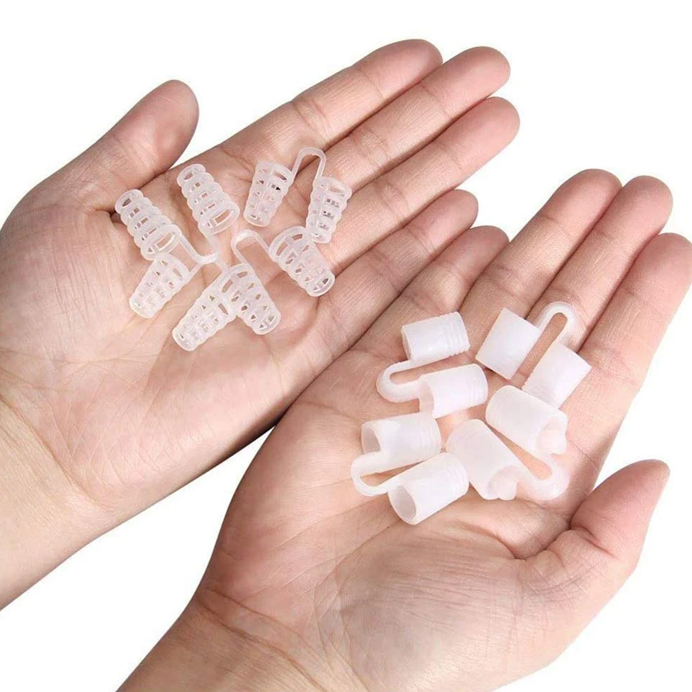 Silicone Nasal Plug Portable Soft Ventilation Nose Clip Anti Snoring Device Nasal Ventilation Mouth Dilator Improve Sleep