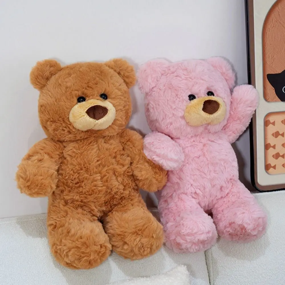 Soft Animal Bear Plush Doll Cartoon Stuffed Brown Bear Plush Toy 30cm Simulation Bear Stuffed Dolls Boys Girls