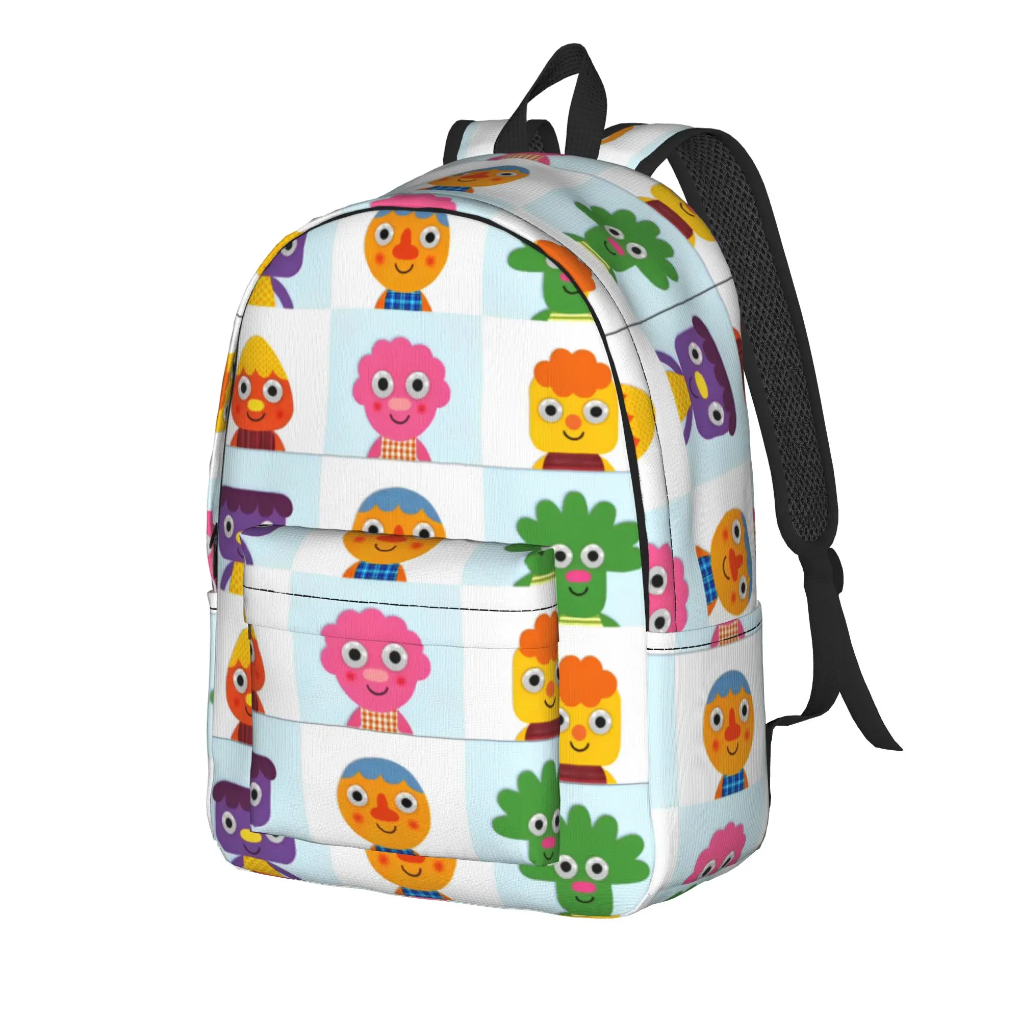 Noodle & Pals Micro Super   Nursery Rhymes Songs Backpack  Travel Backpacks Student Unisex Custom Big Bags Stylish Rucksack