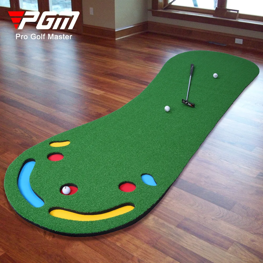 PGM Golf Green Home Golf Putting Mats 300x90cm Portable Putting Practice Aids Professional Indoor Putting Practice Golf Trainer