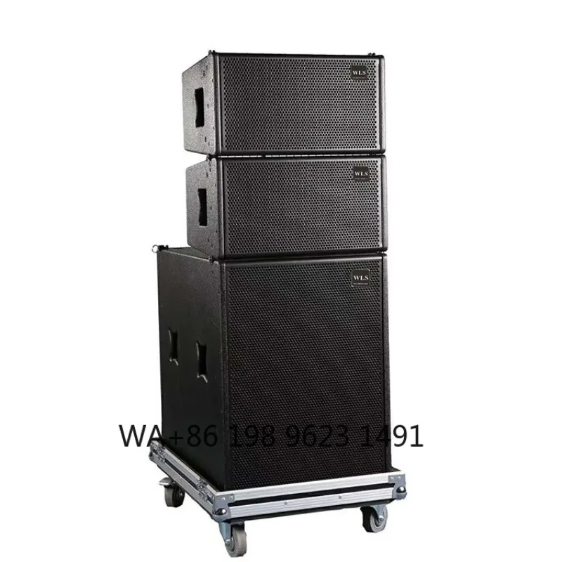 10 Inch Active Line Array Speaker Remote Control Outdoor Ballroom Live Performance Professional Stage Audio Equipment