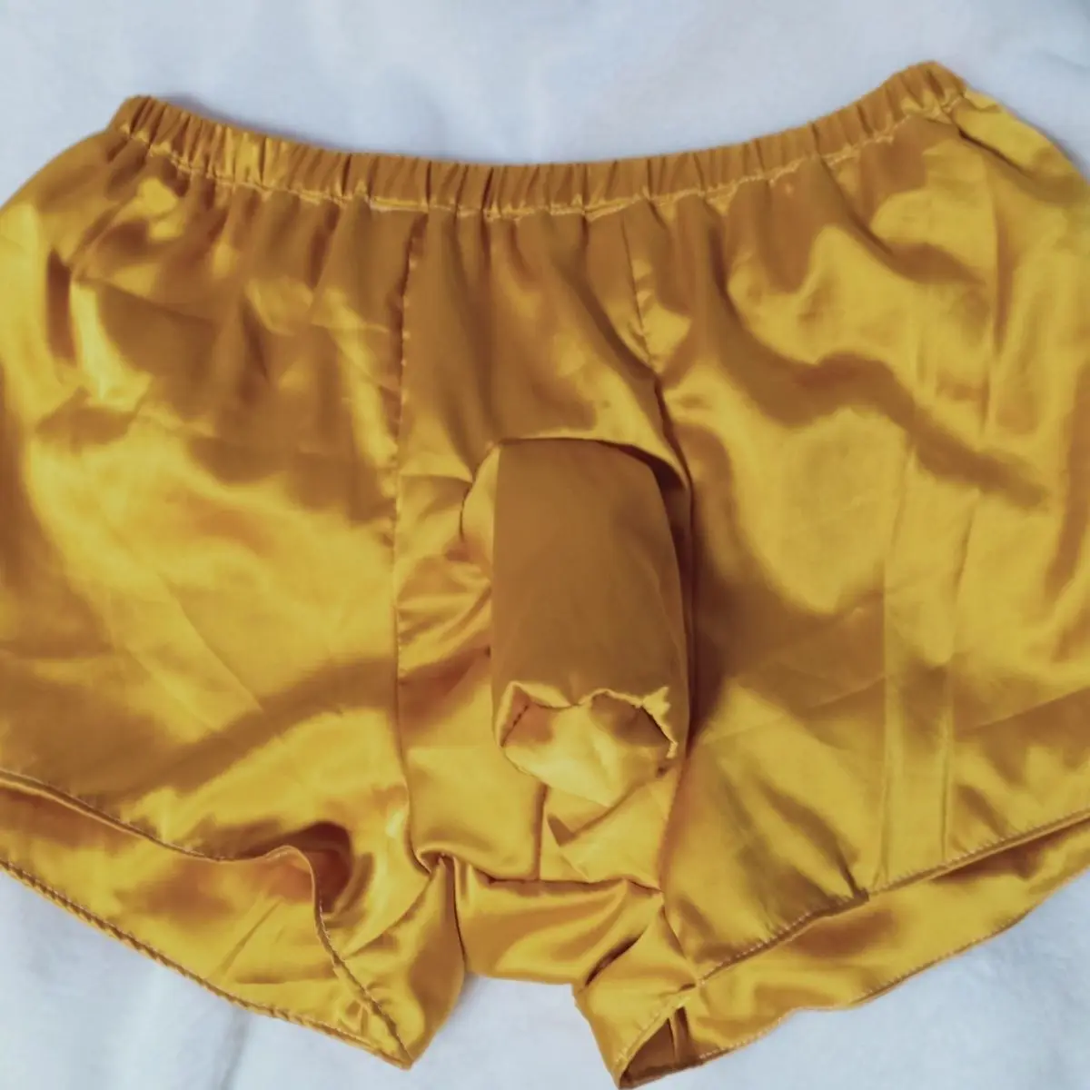 Handmake Silky Touch Pants With Penis Design Light Weight Comfortable(remark length when order)