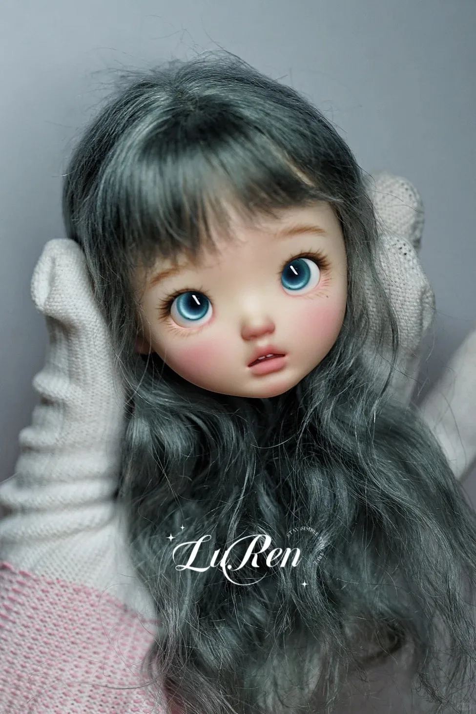 2026 nova escala 1/6 boneca bjd cabeça sd-nimo menina com maquiagem fina rosto bonito resina de alta qualidade brinquedo colecionável presente para en