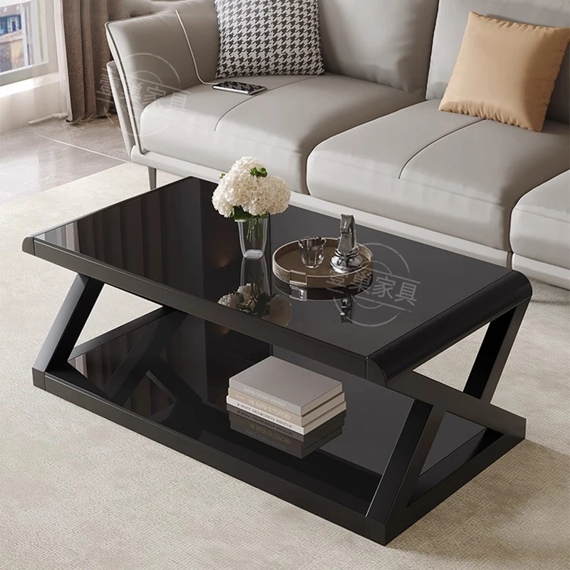 

Luxury Modern Coffee Table Living Room Storage Designer Organizer High Standing Side Table Moving Meubles Lounge Suite Furniture