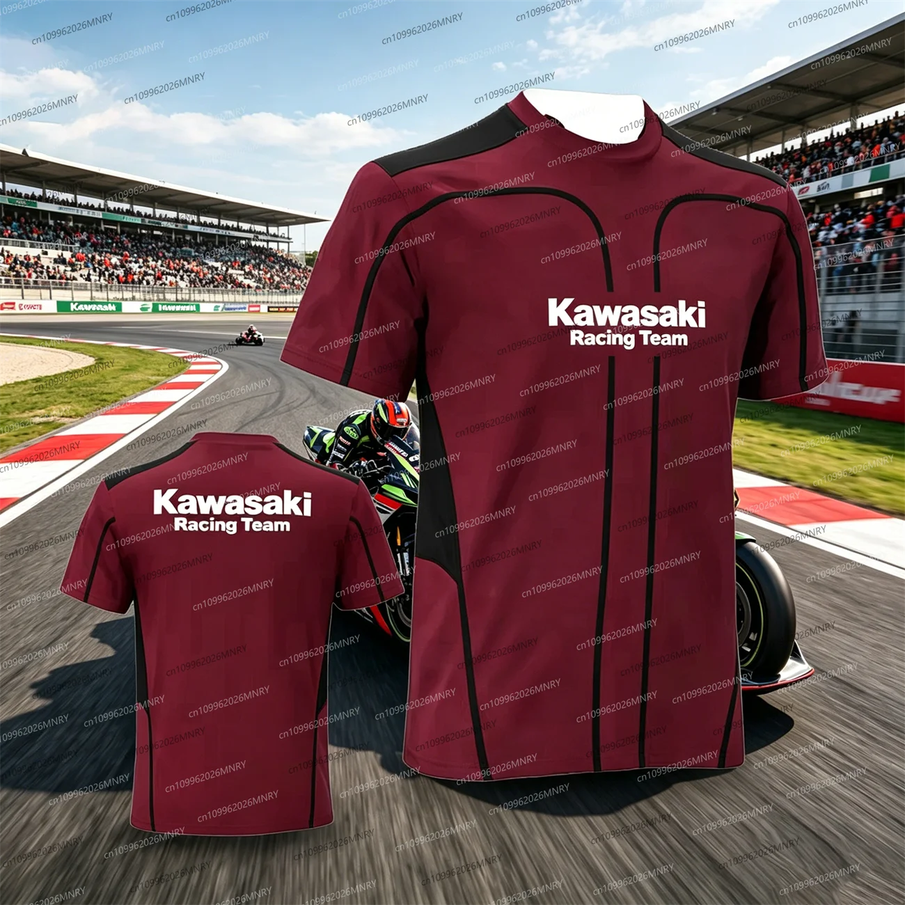 

Одежда Kawasaki для мужчин, солнцезащитная, быстросохнущая, влагоотводящая мужская одежда, женская футболка с 3D принтом, летняя мужская мотоциклетная футболка