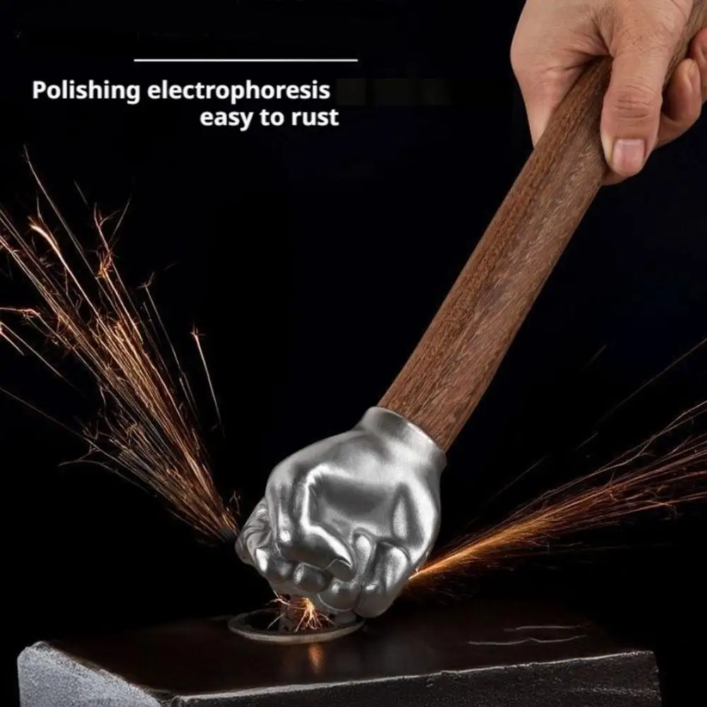 

Профессиональный сверхмощный кулачковый молоток с кованой головкой из нержавеющей стали для строительства, ковальника, садового инструмента «сделай сам»