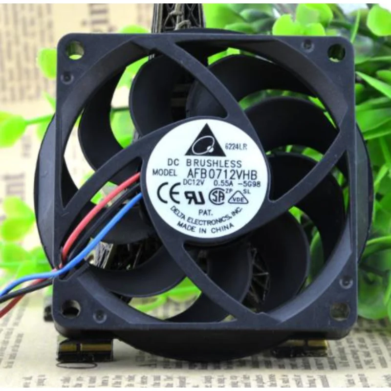 

NEW CPU Cooler Fan for Delta AFB0712VHB DC12V 0.55A Double Ball Cooling Fan 7CM 7015