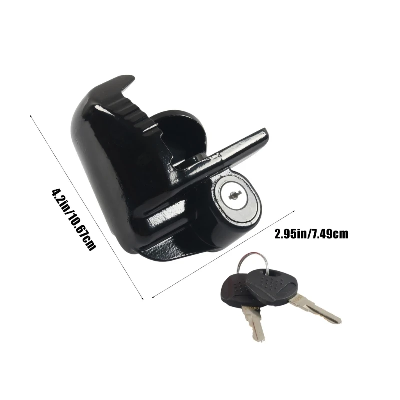 

Aluminum Trailer Coupler Lock For 1 7/8 To 2 5/16 Inch Receivers Includes Ratchet Adjustment And Exclusive System