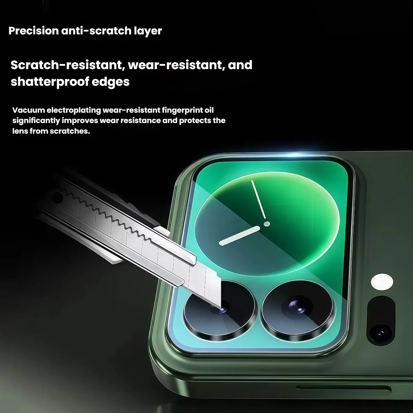 Película protectora de pantalla trasera de vidrio templado para Xiaomi 17Pro 17Promax se adapta a dispositivos de pantalla pequeña