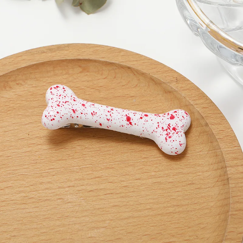 Hololive Vtuber Inugami Korone chapeaux Anime Cosplay Kawaii os pince à cheveux Lolita Punk sanglant épingle à cheveux Halloween accessoire