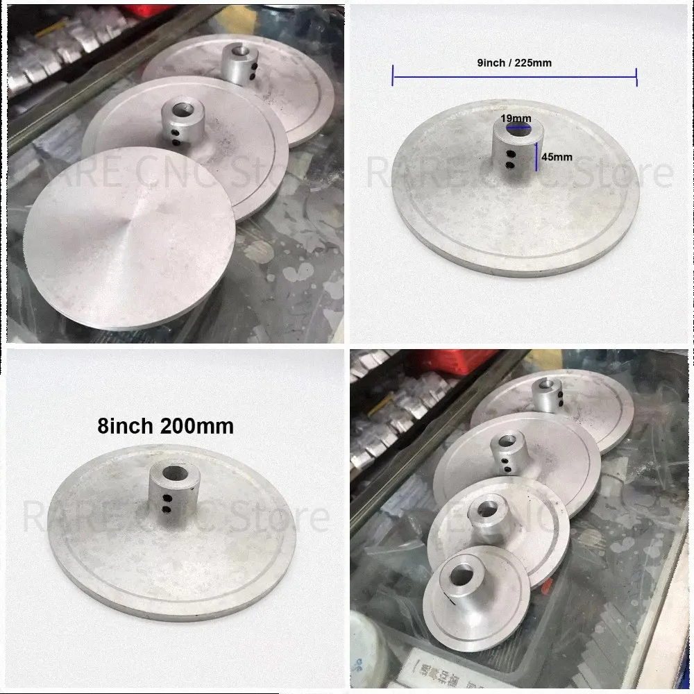 Aluminum Backing Plate 4/6/7/8/9 Inch, Buffing Disc Holder for Flat Polisher Sponge Sheepskin Polishing Pad