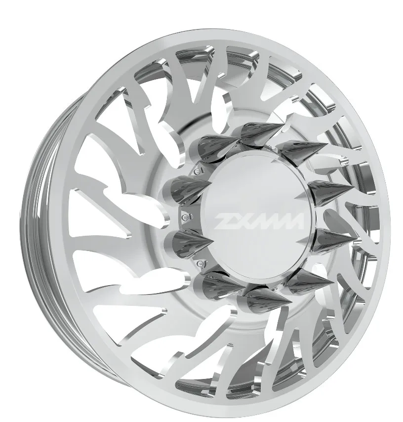 

Custom Polish Chrome Machine Finish Forged Dually Wheel for 20 Ford 8x200 8x165.1 8x170 10x225 22 24 26 28 30 Inch Rim