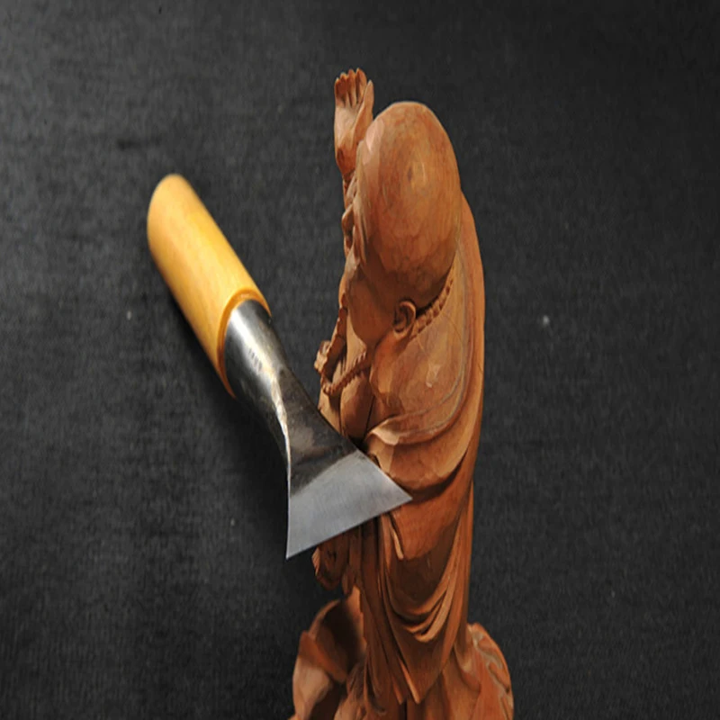 Handholz-Flachmesser, Holzbearbeitungsmeißel zum Schnitzen, Rohwerkzeuge 5mm 10mm 15mm 20mm 25mm 30mm 40mm – Detail 5