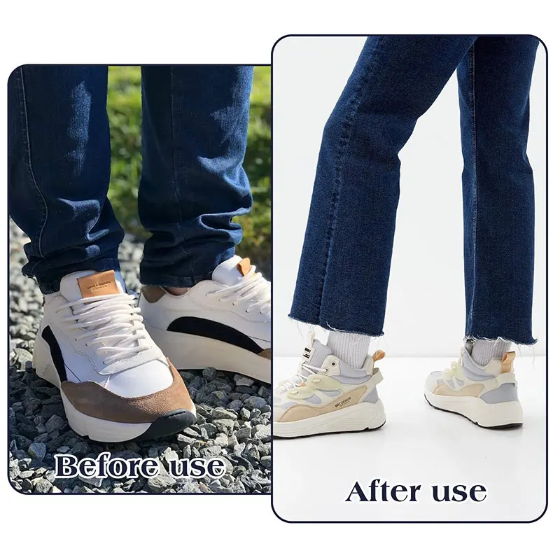 Selbstklebendes Klebeband zum Aufbügeln am Saum für Hosen, Jeans, Hosen, Verkürzen, Reparatur, kein Nähen, DIY-Kleidung, Stoff, verstellbares Saumband, 1–10 Monate – Detail 3