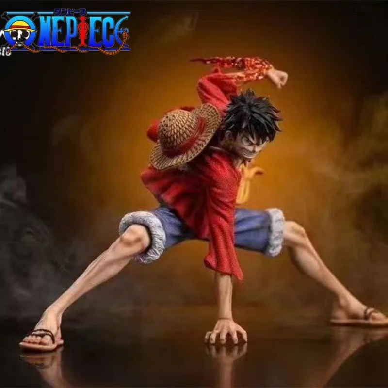 18cm One Piece Luffy Figures Monkey D. Luffy Battle Style Action Figures Pvc Anime Collection Model Toys Birthday Ornamen Toys