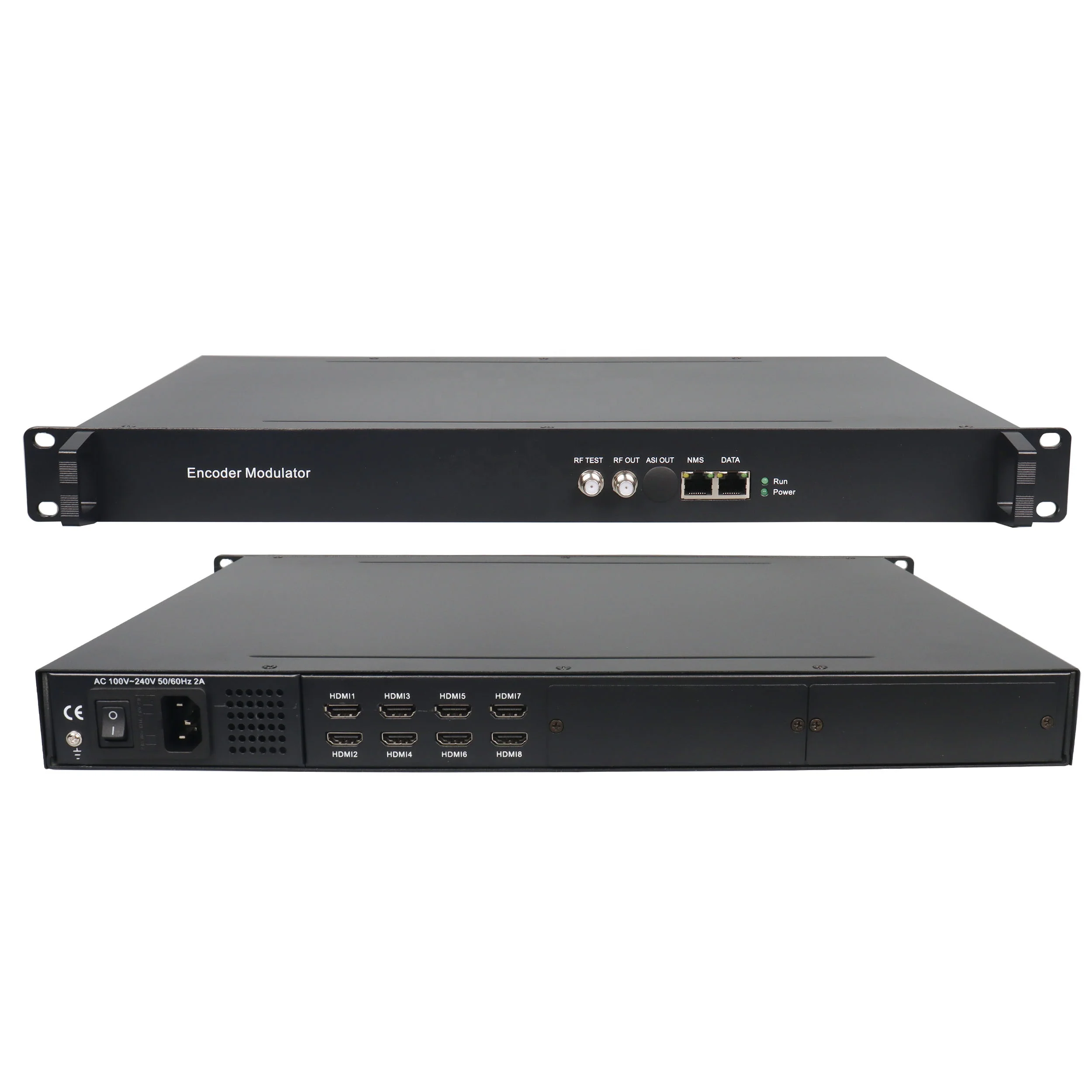 DVB-C DVB-T HD  Encoder Modulator 8 in 1 Digital Encoder Modulator