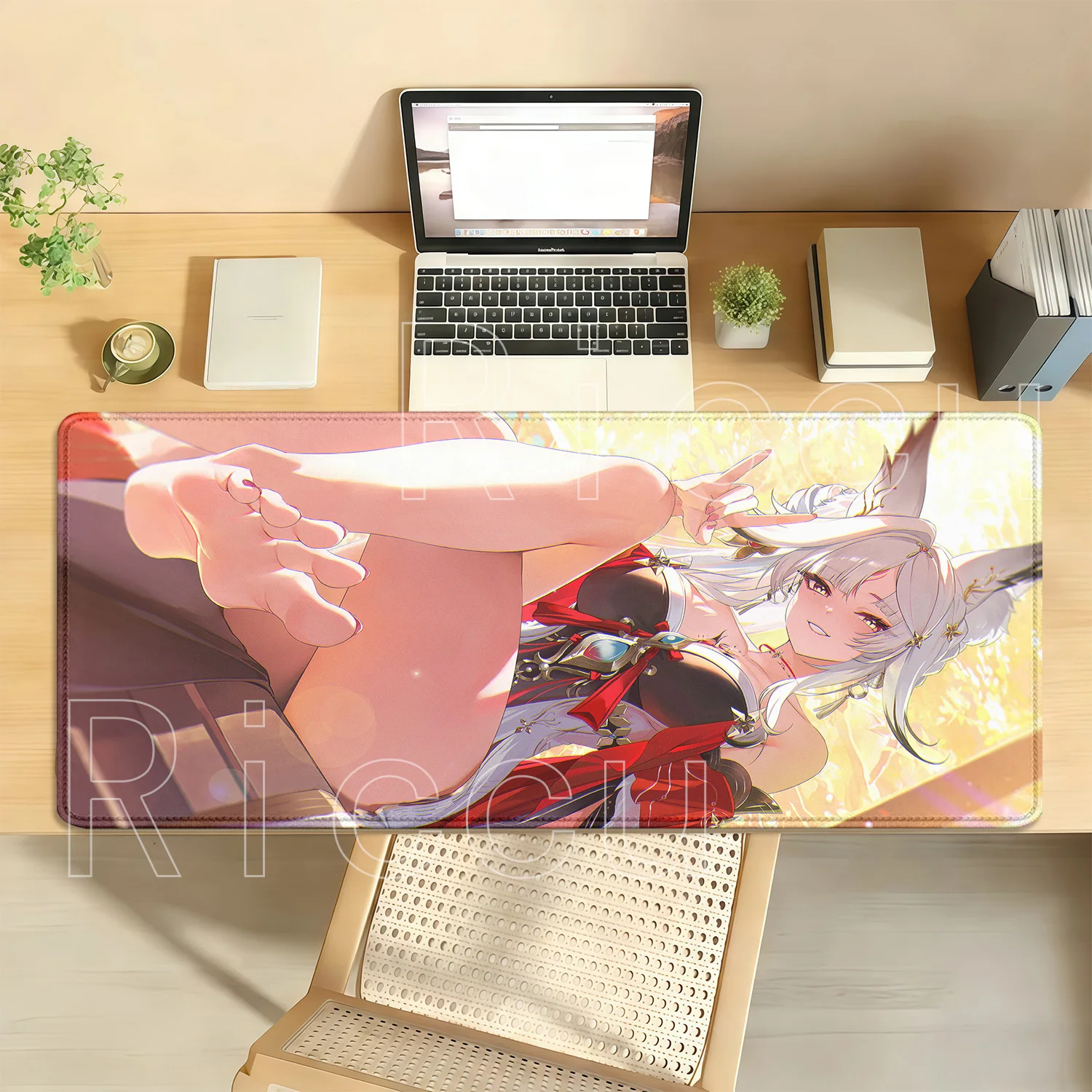 Wuthering Waves Hsin WuWa Non-Slip Base Mouse Pad PC Gaming ESports Overlock Mousepad Large Keyboard Office HD Printing Desk Mat