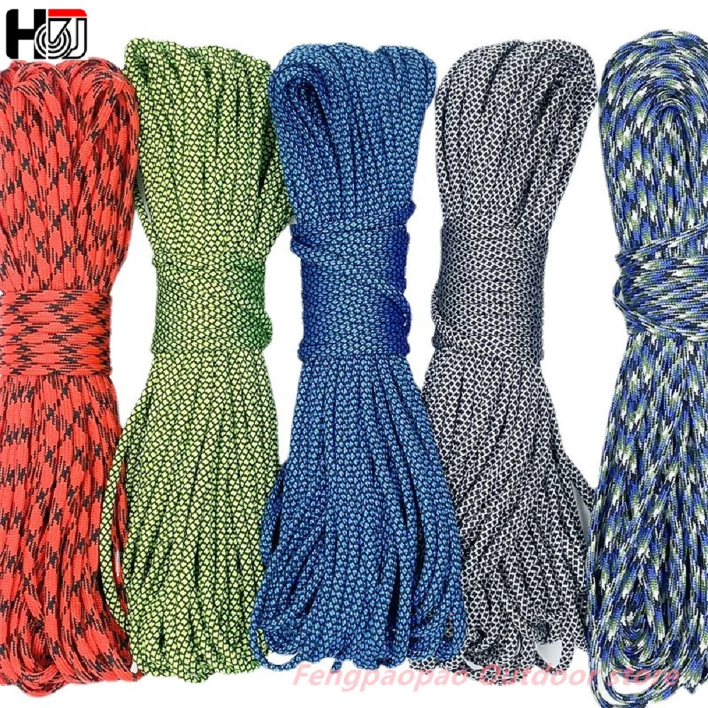 31 metri Dia.4mm 7 stand core Paracord per sopravvivenza paracadute cordino cordino campeggio arrampicata campeggio corda escursionismo