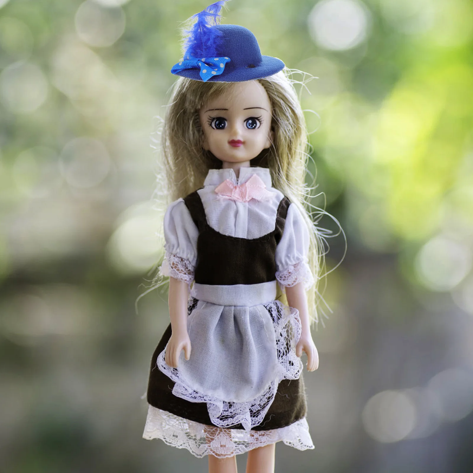 6 szt. Mini cylindryki w tradycyjnym stylu, akcesoria na przyjęcie herbaciane, do rękodzieła, dekoracji, małe kapelusze do prac plastycznych