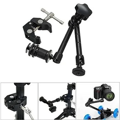 Super zacisk 7/11 cali regulowane magiczne ramię przegubowe do montażu monitora LED Light LCD lampa błyskowa wideo DSLR