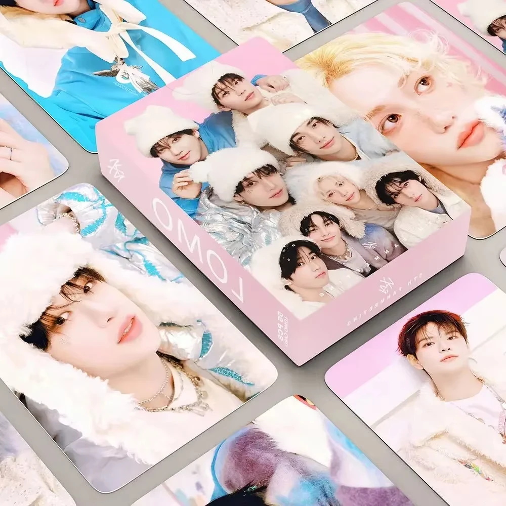 55pcs/set Kpop Photo album SKZ'S Clock Lee Know Hyunjin Changbin Lomo Cards Photocards Fans Collcetion
