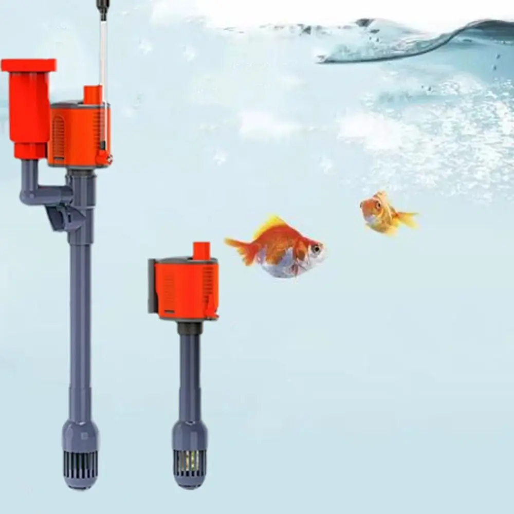 

Mute 3-in-1 Aquarium Filter Water Pump Circulating Oxygenation Fish Tank Purifier Filter Degreasing Film Waterproof