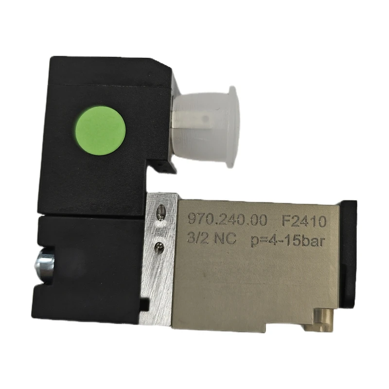 

Пилотный электромагнитный клапан 970.242.00/970.244.00/970.240.00/970.245.00 совместим с выдувной машиной для бутылок KHS.