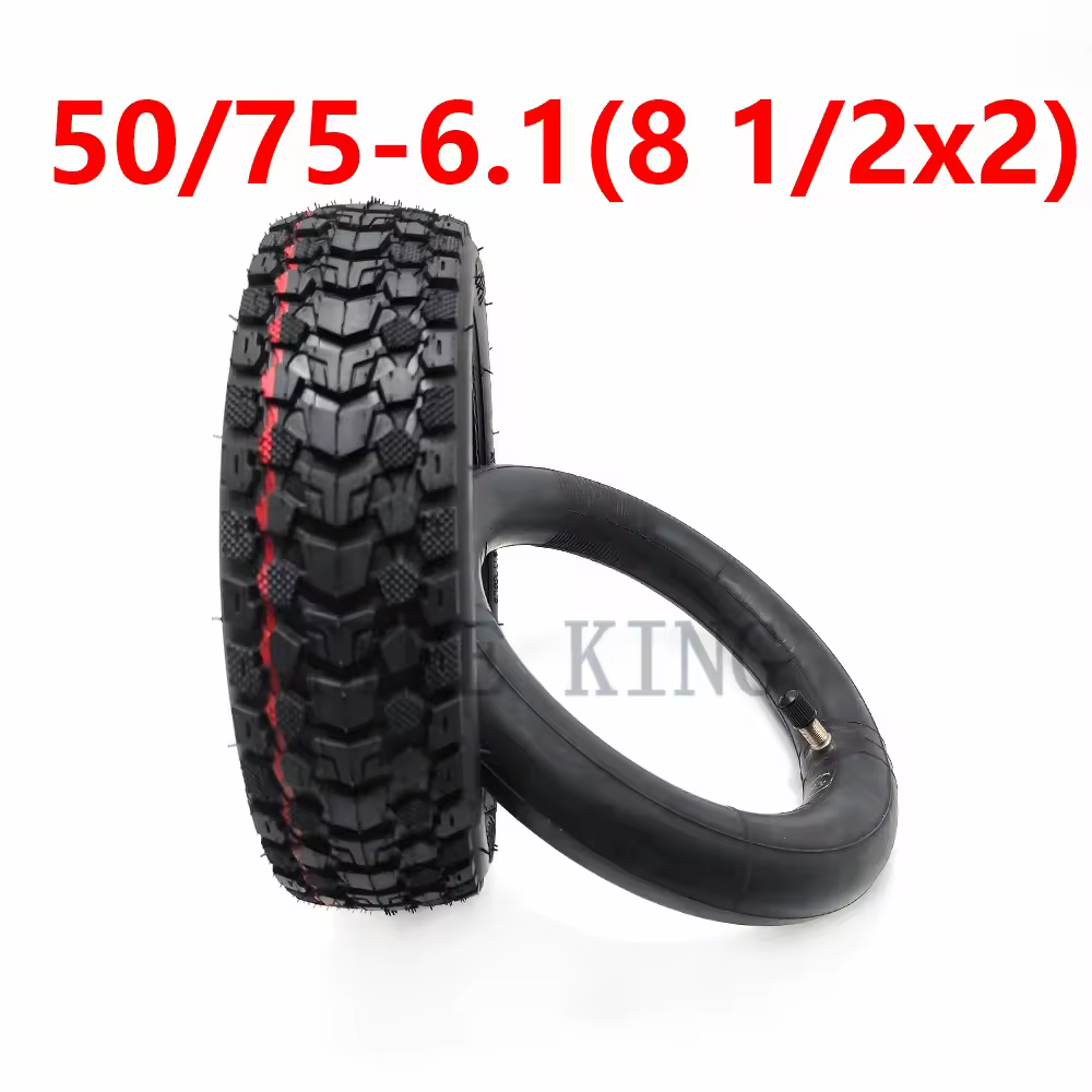 50/75-6.1 pneu externo interno 8 1/2x2 pneu pneumático fora de estrada para xiaomi mijia m365 scooter elétrico acessórios