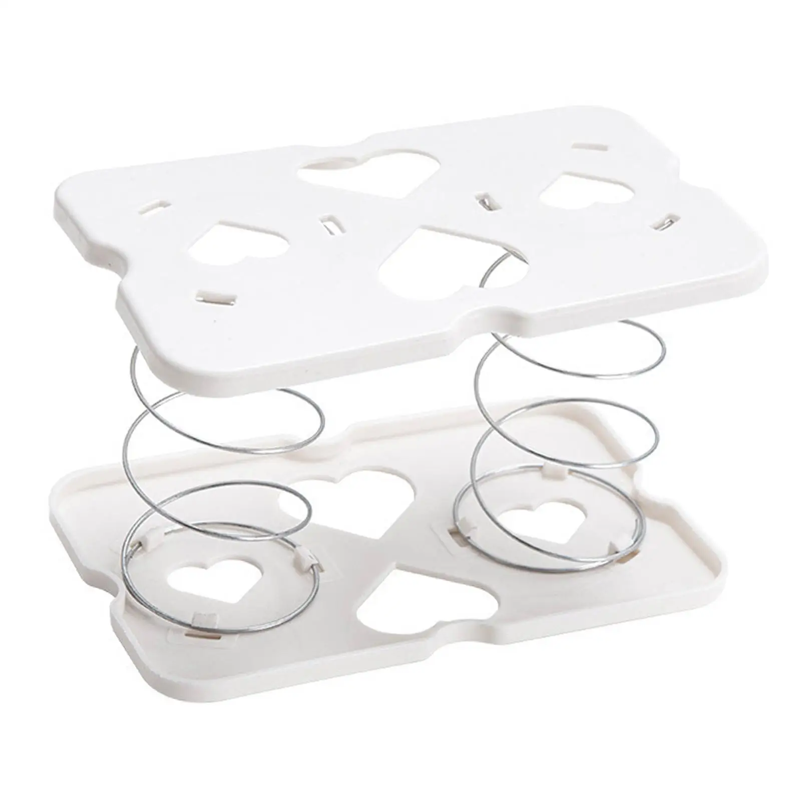 Tissue Dispenser with Spring Spring Loaded Lifting Spring Tissue Holder Plastic for Kitchen Night Stand Tissue Box Holder