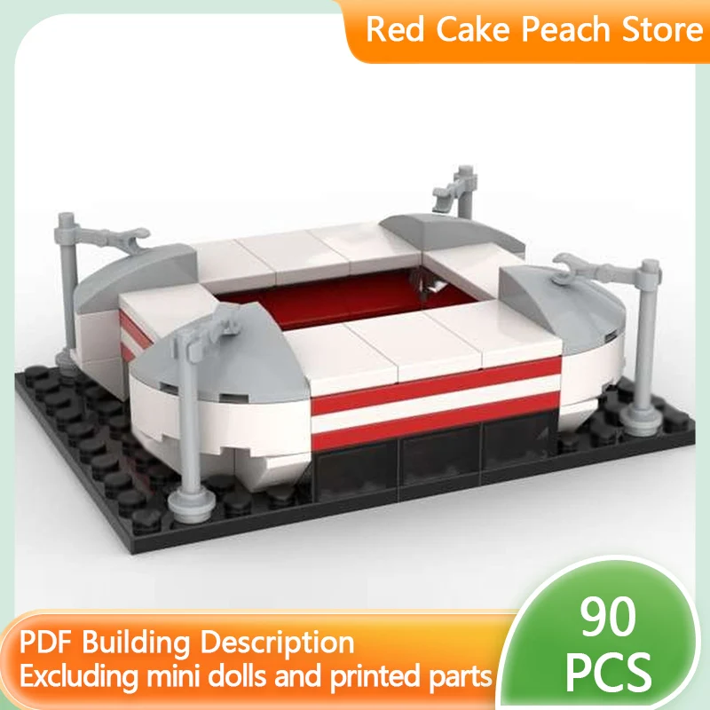 

Модель городской улицы MOC, строительные блоки, модульный конструктор «Нидерландский стадион», развивающая игрушка для детей, подарок на праздник, набор для сборки