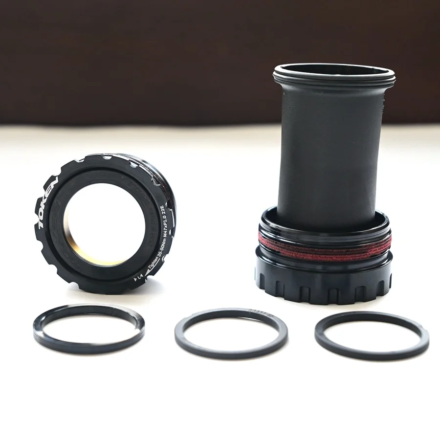 Bicycle BB Ceramic bearing bottom bracket T47 frame Token BB47A24 Asymmetric M47x76 75mm Diameter 24mm 29mm TBT ceramic Bearings