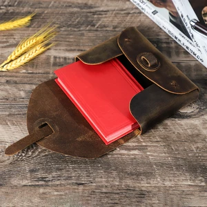 Personalisierte Retro -Lederbuchkontaktfamilie, Gehäuse, Speicher der heiligen Bibel, Schutzbeutelstudie, 100% Nubuck 12 Hauptverkaufs -Leder -Bibelabdeckung - №2