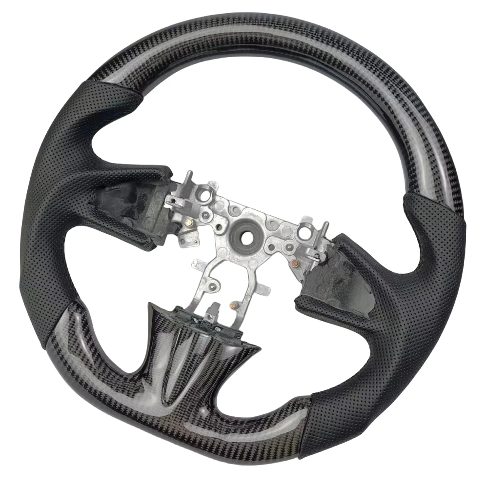 

Real Carbon Fiber Steering Wheel Customized for Infiniti Q50 Q60 Q70