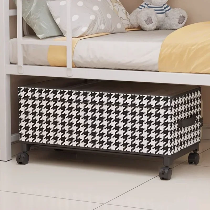 منظم تخزين متنقل تحت السرير - صندوق مقاوم للغبار بسعة كبيرة مع عجلات، ملابس وألعاب عملية لفرز الصدر للمنزل #4