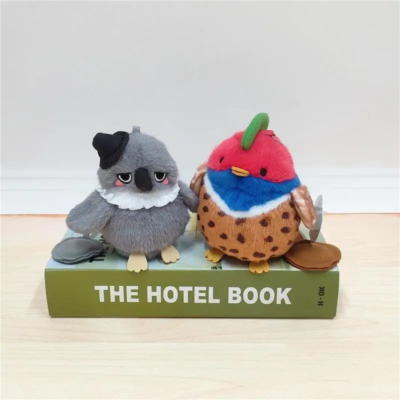 1 Piece Fluffy Pretty Parrot Pigeon Funny Toy Pendant Delicate Cute Mini Magnetic Station Shoulder Pet Bird Plush Toys For Kids