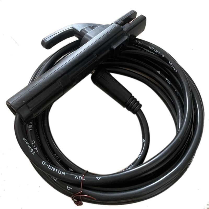 5M Welding Accessories for Welding Electrode Holder 200Amp Manual MMA Arc Welding 10-25mm Connector and Lead Cable