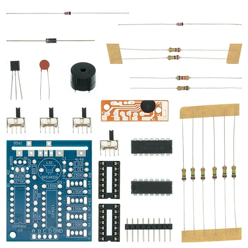16 Music Sound Box BOX-16 Board 16-Tone Electronic Module DIY Kit Parts Components Soldering Practice Learning Kits for Arduino