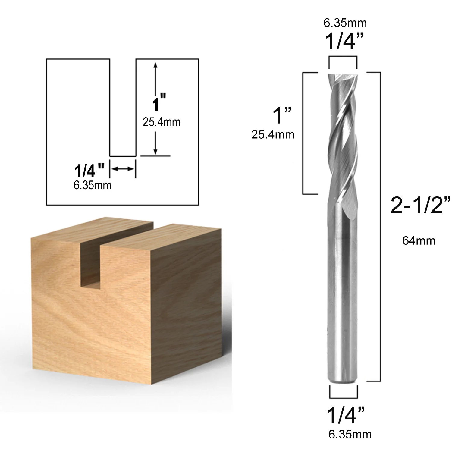 

1 шт. твердосплавная концевая фреза, фреза из вольфрамовой стали, фрезы с ЧПУ, фрезерный инструмент для фрезы по дереву, хвостовик 6,35 мм