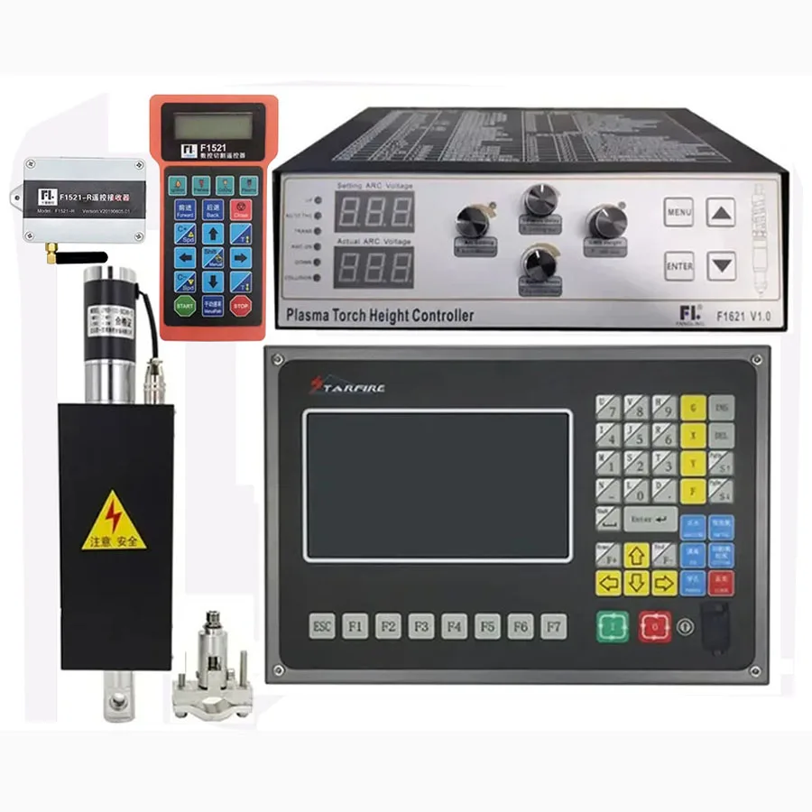 SF-2100C plasma controller+F1621 height regulator+F1521+THC lifting body JYKB-100-DC24V plasma flame cutting machine accessories