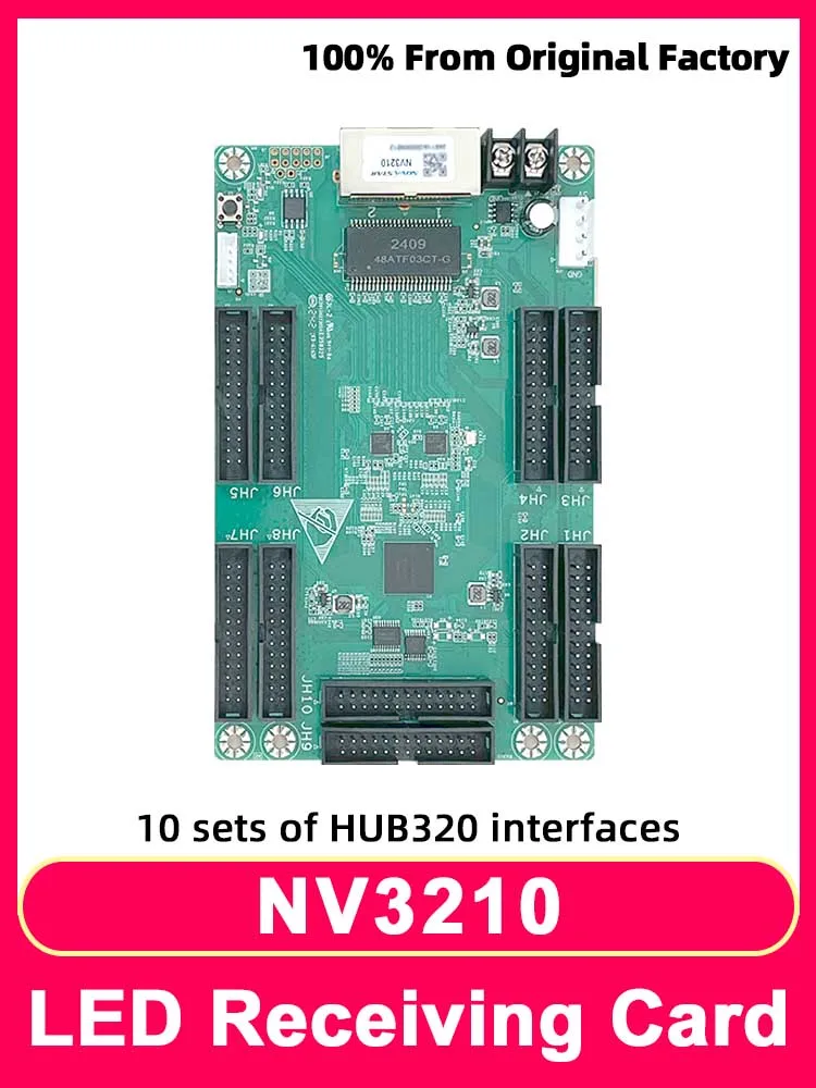 Novastar NV3210 Large LED Video Screen Receiving Card Cassette 10 HUB320 Ports for Small Spacing LED Modul Control card